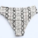 SheIn Monochrome Snakeskin Bikini Bottom Photo 1
