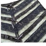 Vintage Black Mesh & Lace Overlay Fairy Whimsygoth Skirt Y2k Black 2 Photo 1