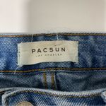 PacSun  Mid Rise Jean Shorts With Raw Cut Hem - Size 27 Photo 3