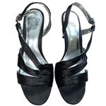 Mootsies Tootsies ✨ Mootsie Tootsie Women's Black Satin Strappy Sandals✨ Photo 2