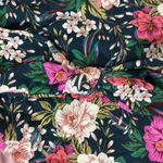 Jessica Simpson Jessica Floral Front Knot One Piece Swimsuit Navy  size‎ XL NWT Photo 3