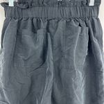 Prologue  SMALL Dark Gray Paperbag Relaxed Crop Pants Photo 4