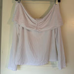 White Aritzia Long sleeve Top Size M Photo 0