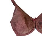 Understance Lace Underwire Bra Womens 34J Dark Rose Romantic Feminine Pink Size undefined Photo 2