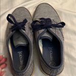 Navy Striped Espadrille Sneakers Blue Size 9 Photo 1
