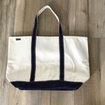 Lands' End Vintage 1980s  Navy Boat And Tote Photo 2