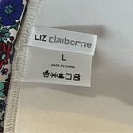 Liz Claiborne NWT  White Multi Floral Bikini Top Size Petite Large Photo 4