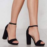 Nasty Gal Faux Suede Heels Photo 0