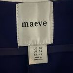 Maeve by ANTHROPOLOGIE Zippered Micro Sailor Shorts Navy Blue Size 14 Photo 8