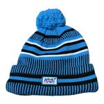 Carolina Panthers New Era Football NFL Beanie Winter Hat Removable Pompom NWT Blue Photo 1