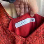 Lush Clothing Lush orange Red High-Low Wrap Gown for Weddings Photo 6