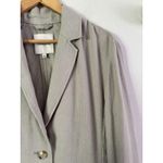 Madewell Breezewoven Larson Linen Blazer Womens Size Small Ashen Sage Photo 5