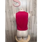 Fabletics  Pink Cropped Athletic Tank Top Size Small Sleeveless Activewear Photo 2