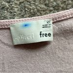 Wilfred Free  by Aritzia Soft Knit Baby Pink T-Shirt Mini Dress XS Photo 1