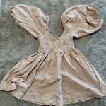 NWT Seed Heritage Textured Gingham Puff Sleeve Mini Dress Size 10 Cottagecore Bo Photo 13