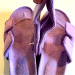 A New Day Platform Slides Women’s size 9 purple slip on velcro closure on straps Photo 6