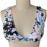 2 Piece Flower Bikini Floral Swimsuit Summer Bathing Suit ~ Womens Size LARGE Photo 0