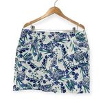 st. john's bay NWT ST JOHN’S BAY Floral Cotton Skort, Size 16 Photo 0