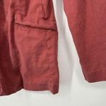 Level 99 Rachel Linen Blend Blazer Jacket Rose Pink Open Front Stretch Size S Photo 4