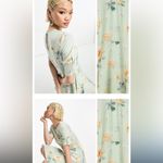 & Other Stories & other stories cream green floral dress Photo 1