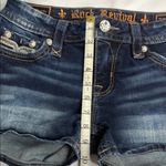 Rock Revival Blue Jean Shorts with Cuffed Hems Photo 2