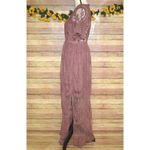 Altar’d State Lace Overlay Maxi Dress Dusty Rose Size S Romantic Feminine Pink Photo 7