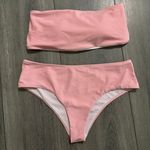 Bandeau Bikini Set Pink Size M Photo 0