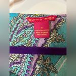 Sunny Leigh Vintage Y2K Blue Paisley Print Handkerchief Skirt and Top Set Sz Med Photo 15