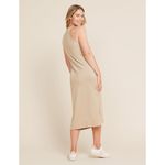 Boody Racerback Dress In Midweight Bamboo Cotton Jersey Fabric Tan Size L Photo 3