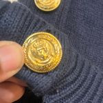 Vintage Sweater Women Large Loft‎ Cardigan 4th of July America, Knitted Usa Made Blue Photo 7