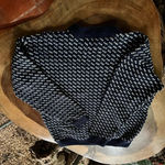 Vintage LL Bean Blue White Birdseye Norwegian Wool Blend Sweater sz Ladies Large Photo 2