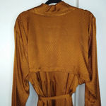 Torrid
Copper Dotted Jacquard Self Tie Trench jacket Photo 8