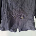 Dress Barn  Navy Blue Military Style Jacket Large Photo 5