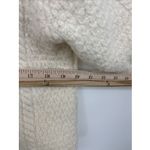 Paul James 100% Wool Cropped Jacket Cardigan Womens Sweater S Ivory Cable Knit * Photo 7