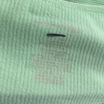 Free People Meg Rib Long Sleeve Cropped Top, Light Green, Size M/L New w/o Tag Photo 4