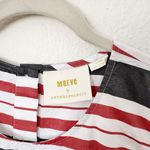 Anthropologie [] Maeve Red Blue Striped Wide Leg Sleeveless Jumpsuit Cotton Sz XL Photo 10