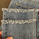 SLVRLAKE $299 Tyler Frayed Hem Straight Leg Jeans Size 27 Blue Photo 5