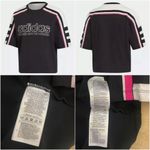 Adidas  The OG Tee DH4183 Black Ivory Pink Crew Neck Short Sleeve Top $40 VGUC XL Photo 7