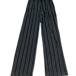 I am gia I.Am.Gia Mira Striped Wide Leg Pants in Black Photo 0