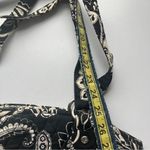 Vera Bradley  Stylish Black and White Paisley Shoulder Bag Photo 5