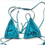 Triangl  Bikini Top Blue Sparkle Photo 1