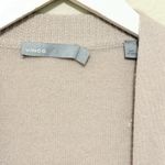 Vince  Cashmere Cardigan Sweater Knit Beige Open Front Sz Large Luxury Minimalist Photo 3