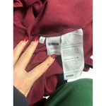 Reformation Red Off Shoulder Long Sleeve Ruffle Midi Dress Size 0 Photo 7