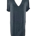 Anthropologie Dolan Left Coast Collection Cupro Grey Dress Medium Photo 0