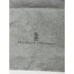 Brunello Cucinelli (2)  Dust Bag 12 X 15.5 Gray Wallet Shoes Travel Storage Cover Photo 1