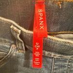 Spanx Seamed Front Wide Leg Jeans in Vintage Indigo Flare Pull On size Small Photo 6