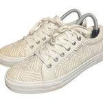Taos Plim‎ Soul Geometric Print White Tan Multi Canvas Sneaker Women’s 9.5 Photo 0