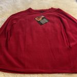 IMAN SWEATER/PONCHO SIZE M/L brand new color red LENGHT 30” see all photos Size M Photo 9