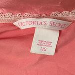 Victoria's Secret Victoria’s Secret Coral Pink Lace Trim Slip Dress – Size L Photo 4