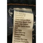 True Craft Distressed Skinny Jeans Dark Wash Ripped Juniors Size 3 Blue Photo 4